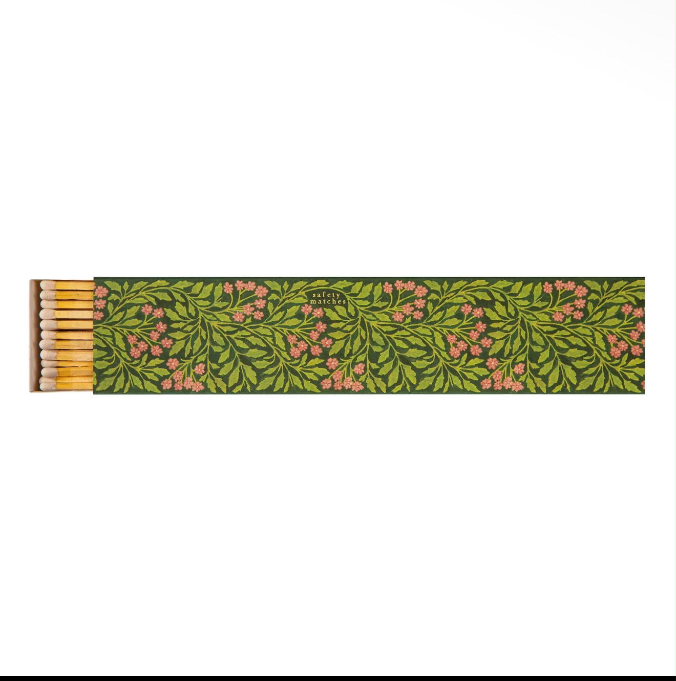 Luxury Long Green Floral Matches